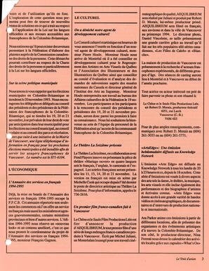   LE TRAIT D'UNION, 1993   , page 3