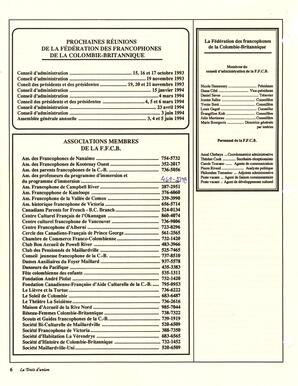   LE TRAIT D'UNION, 1993   , page 6