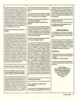   LE TRAIT D'UNION, 1993   , page 5