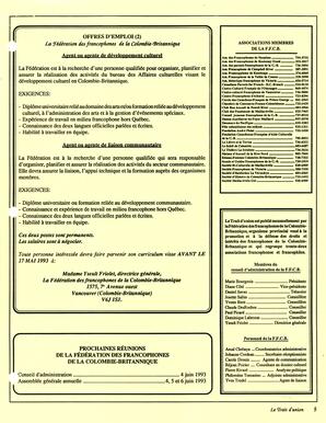   LE TRAIT D'UNION, 1993   , page 5