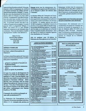   LE TRAIT D'UNION, 1993   , page 5