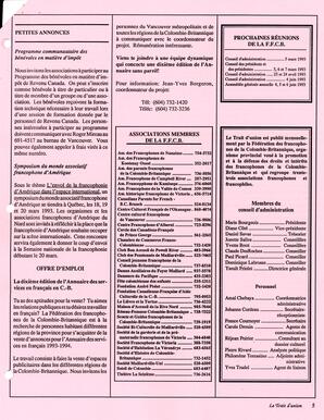   LE TRAIT D'UNION, 1993   , page 5