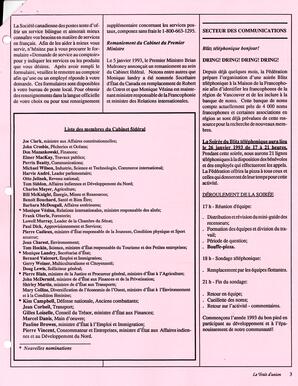   LE TRAIT D'UNION, 1993   , page 3