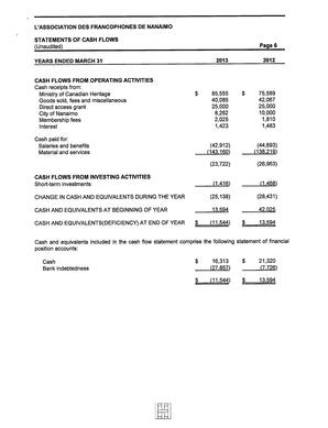   ÉTATS FINANCIERS - EN, 2013-2014   , page 6