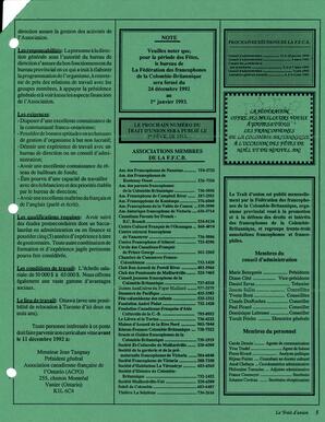   LE TRAIT D'UNION, 1992   , page 5