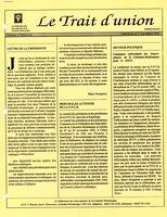 LE TRAIT D'UNION, 1992