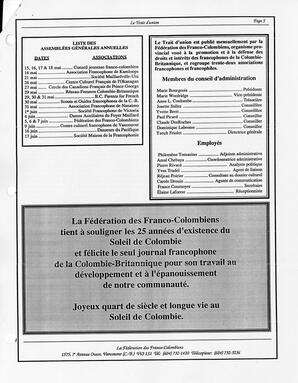   LE TRAIT D'UNION, 1992   , page 5
