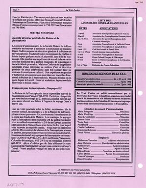   LE TRAIT D'UNION, 1992   , page 4