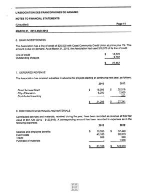   ÉTATS FINANCIERS - EN, 2013-2014   , page 11