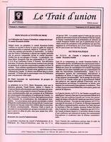 LE TRAIT D'UNION, 1992