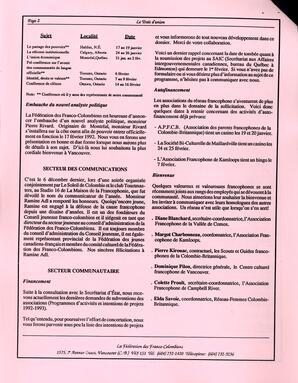  LE TRAIT D'UNION, 1992   , page 2