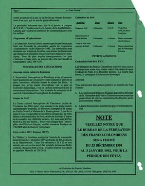   LE TRAIT D'UNION, 1991   , page 4