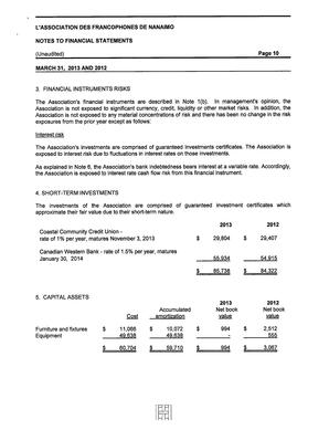   ÉTATS FINANCIERS - EN, 2013-2014   , page 10