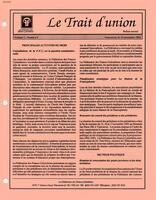LE TRAIT D'UNION, 1991