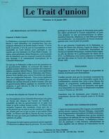 LE TRAIT D'UNION, 1991