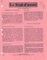 LE TRAIT D'UNION, 1989