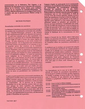   LE TRAIT D'UNION, 1989   , page 2