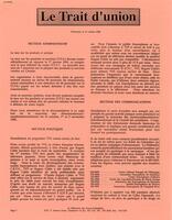LE TRAIT D'UNION, 1990