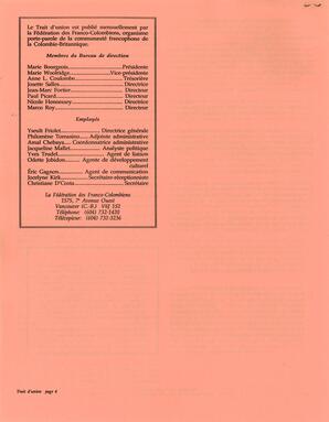  LE TRAIT D'UNION, 1990   , page 4