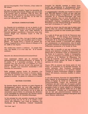   LE TRAIT D'UNION, 1990   , page 2