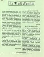 LE TRAIT D'UNION, 1990