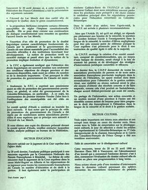   LE TRAIT D'UNION, 1990   , page 2