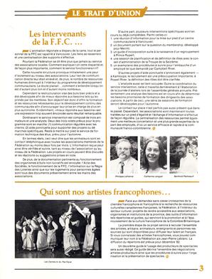   LE TRAIT D'UNION, 1982   , page 3
