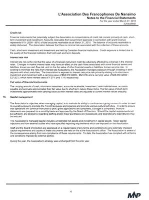   ÉTATS FINANCIERS - EN, 2010   , page 14