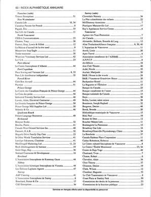   ANNUAIRE - FFCB, 1991   , page 62