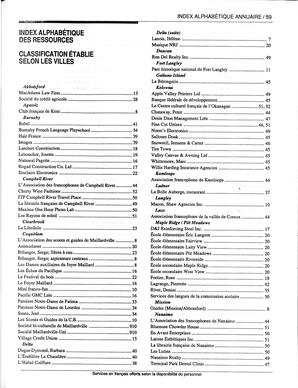   ANNUAIRE - FFCB, 1991   , page 61