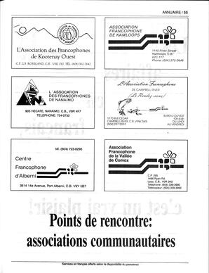   ANNUAIRE - FFCB, 1991   , page 57