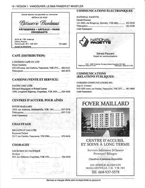   ANNUAIRE - FFCB, 1991   , page 18