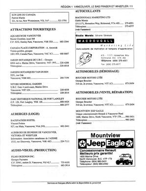   ANNUAIRE - FFCB, 1991   , page 13