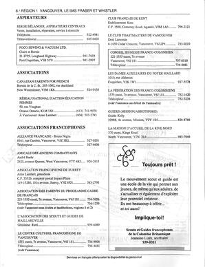   ANNUAIRE - FFCB, 1991   , page 10