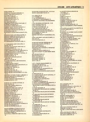   ANNUAIRE - FFCB, 1989   , page 73