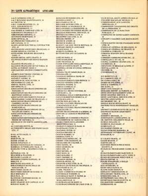   ANNUAIRE - FFCB, 1989   , page 72