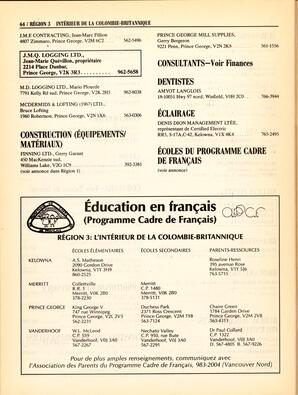   ANNUAIRE - FFCB, 1989   , page 66