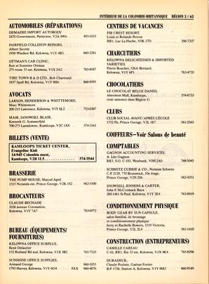   ANNUAIRE - FFCB, 1989   , page 65