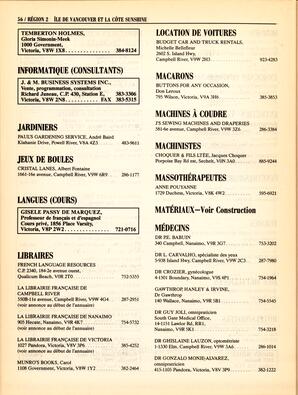   ANNUAIRE - FFCB, 1989   , page 58