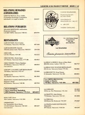   ANNUAIRE - FFCB, 1989   , page 45