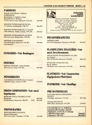   ANNUAIRE - FFCB, 1989   , page 43