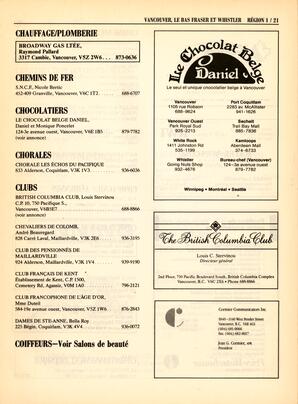   ANNUAIRE - FFCB, 1989   , page 23
