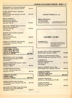   ANNUAIRE - FFCB, 1989   , page 19