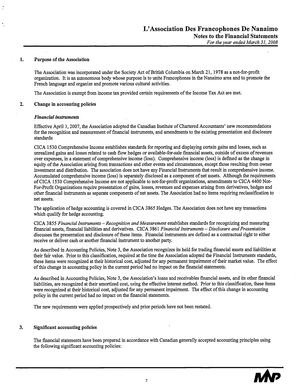   ÉTATS FINANCIERS - EN, 2008   , page 9