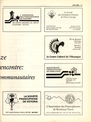   ANNUAIRE - FFCB, 1988   , page 73