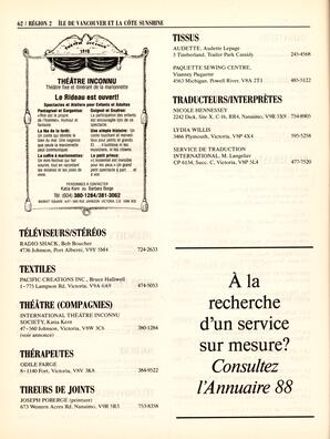   ANNUAIRE - FFCB, 1988   , page 64