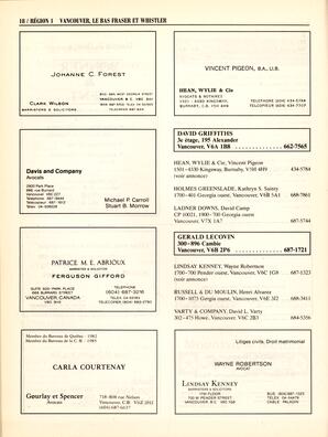   ANNUAIRE - FFCB, 1988   , page 20