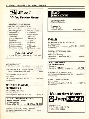   ANNUAIRE - FFCB, 1988   , page 18