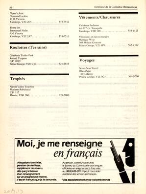   ANNUAIRE - FFCB, 1987   , page 58