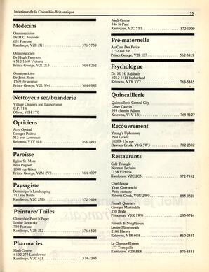   ANNUAIRE - FFCB, 1987   , page 57